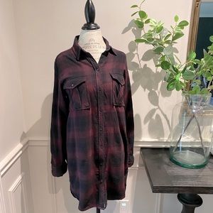 Wilfred Veronika Plaid Shirt Dress